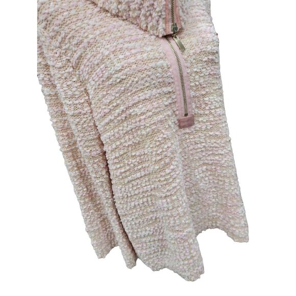 Soft Surroundings Pink Quarter-Zip Pullover Sweater – Women's Large - Picture 13 of 15